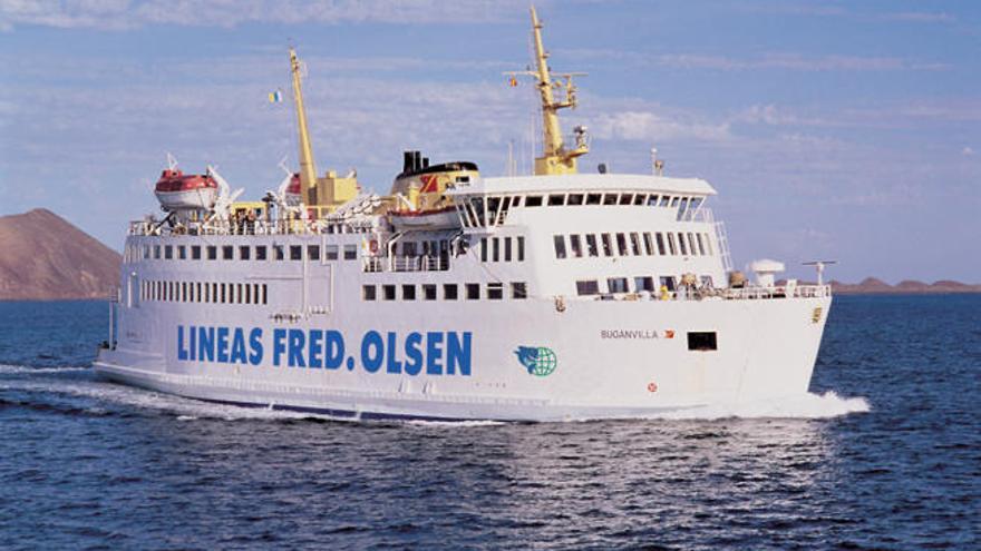 Barco de Fred. Olsen.