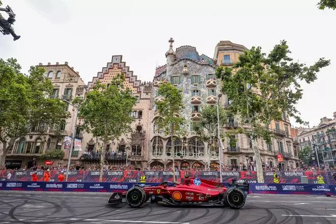 Exhibición F1 Barcelona: El Road Show en el Paseo de Gràcia, en imágenes