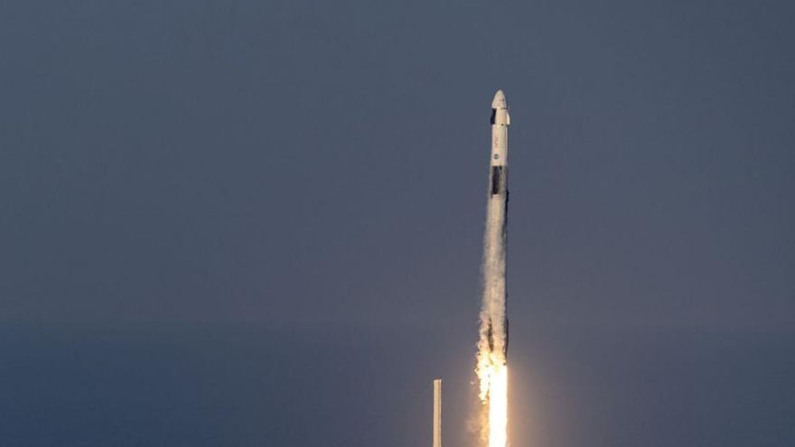 Llançament amb una nau SpaceX d’una missió tripulada de la NASA amb destí a l’Estació Espacial Internacional (ISS), al març. | CRISTOBAL HERRERA-ULASHKEVICH / EFE