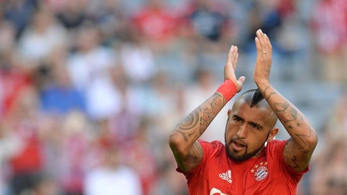 Arturo Vidal juega en el Bayern Múnich