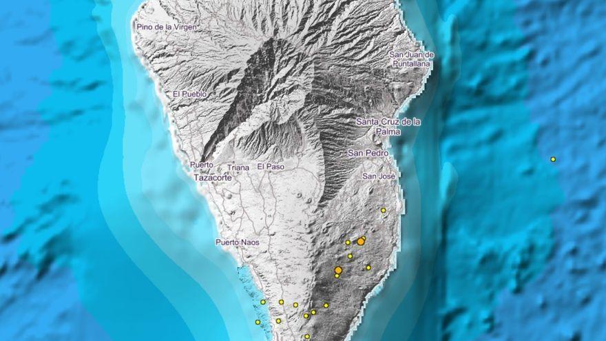 Un nuevo enjambre sísmico sacude La Palma