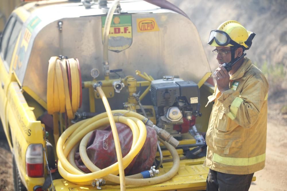 Incendi forestal a Blanes