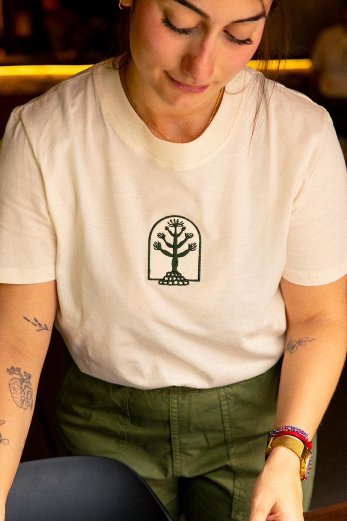 Valeria Rivas, durante un servicio en Verode.