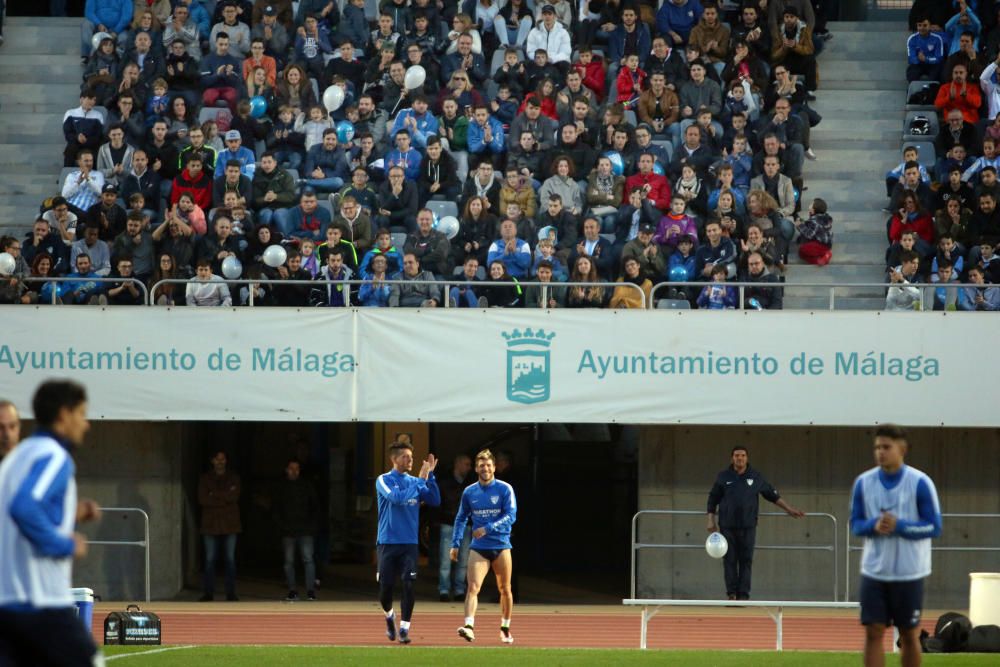 Jornada de puertas abiertas del Málaga CF