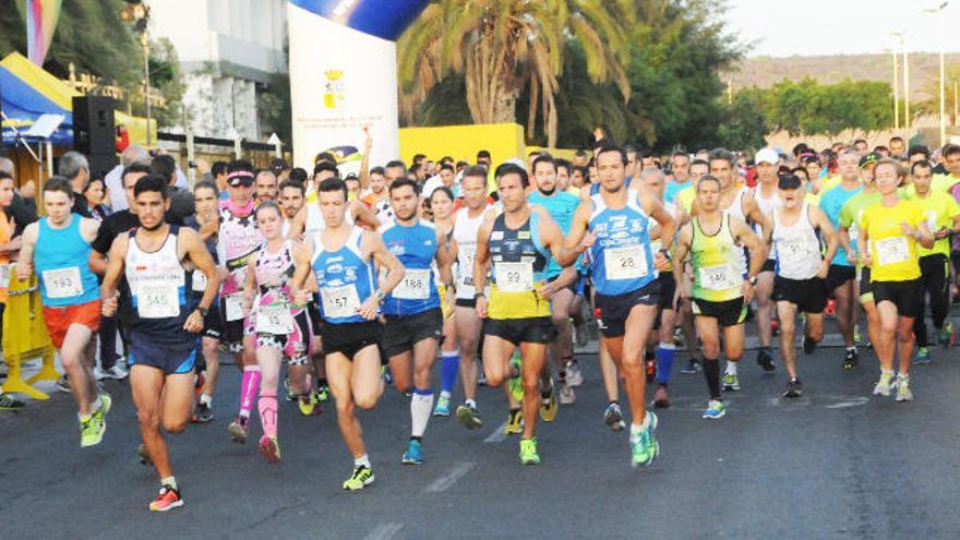 Momento de la salida de la pasada edición de la Popular de Maspalomas.