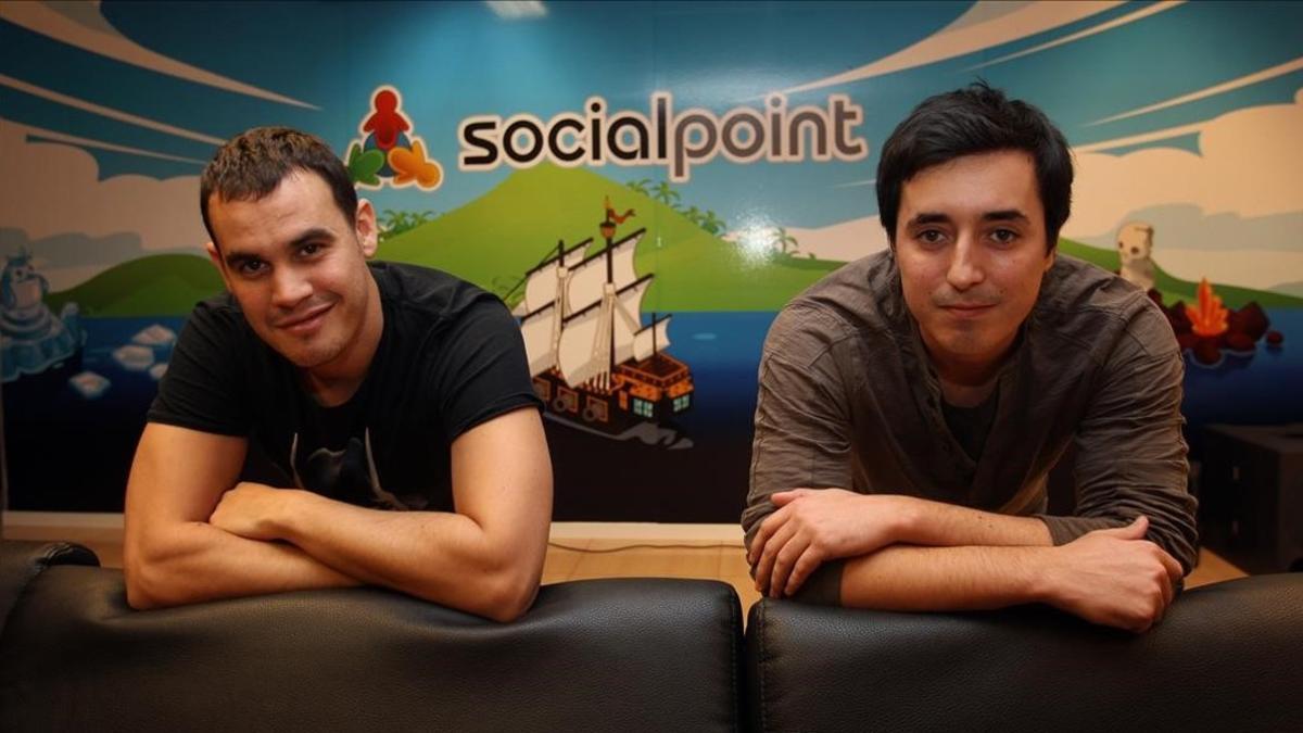 Horacio Martos y Andrés Bou, dos de los fundadores de Social Point.