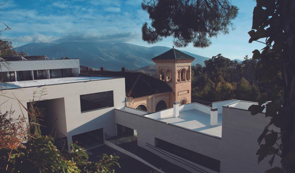 Vistas desde el Balneario de Lanjarón.