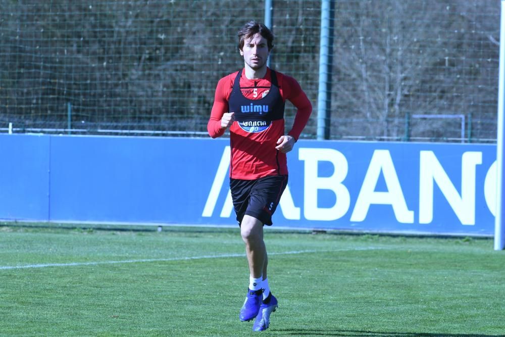 Después de dos días de descanso, la plantilla comienza a preparar la visita a Málaga de este domingo en La Rosaleda.