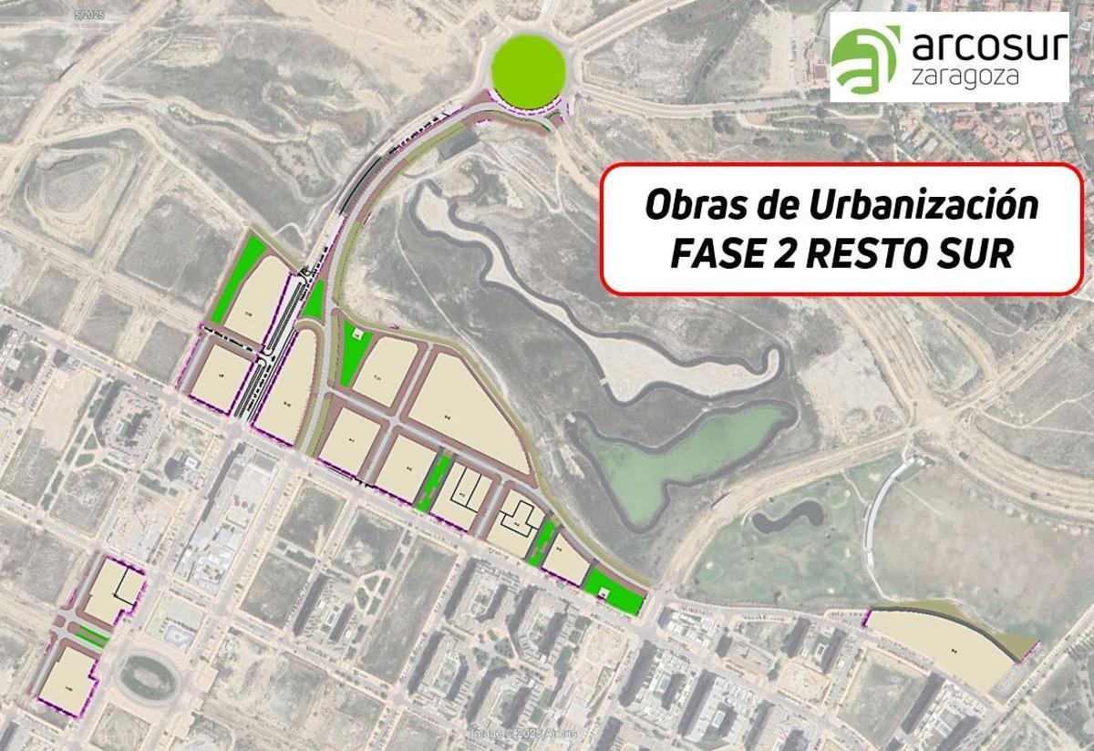 Separata 2 Resto Sur de Arcosur, con capacidad para 812 viviendas libres.