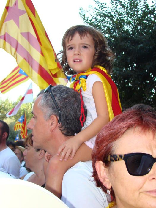 La delegació bagenca a la Diada