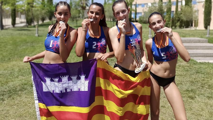 El Algaida VC se cuelga la plata en el Nacional de voley playa sub-15