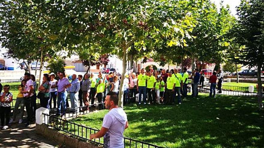 Cientos de personas en la fiesta de exaltación del pimiento.