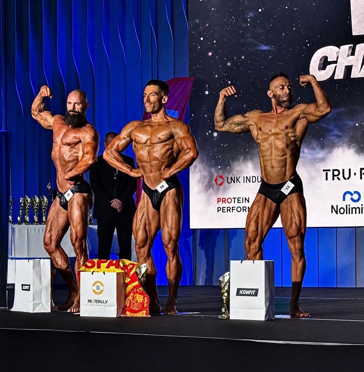 David durante la competición en Riga