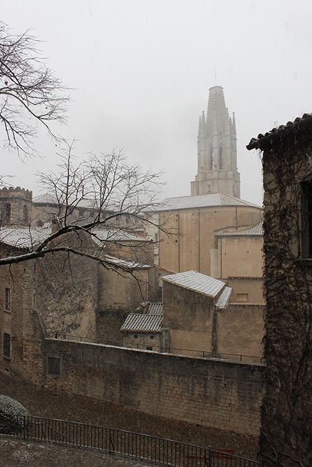 Nevada a Girona.