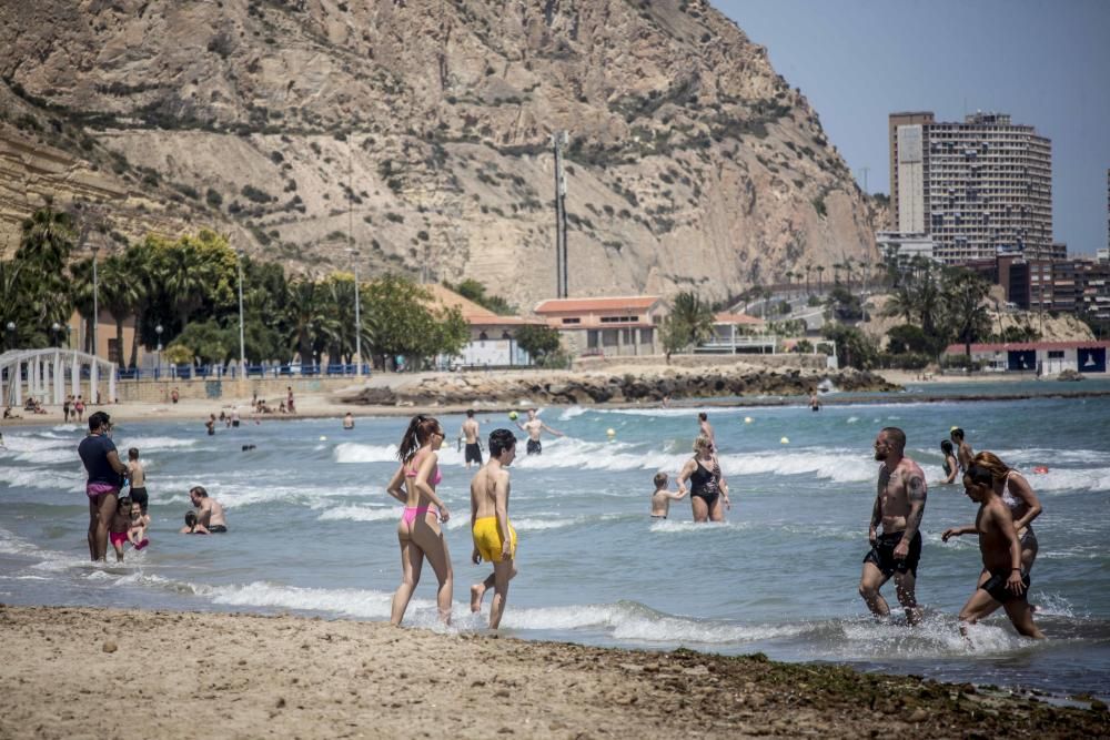 La playa de El Postiguet