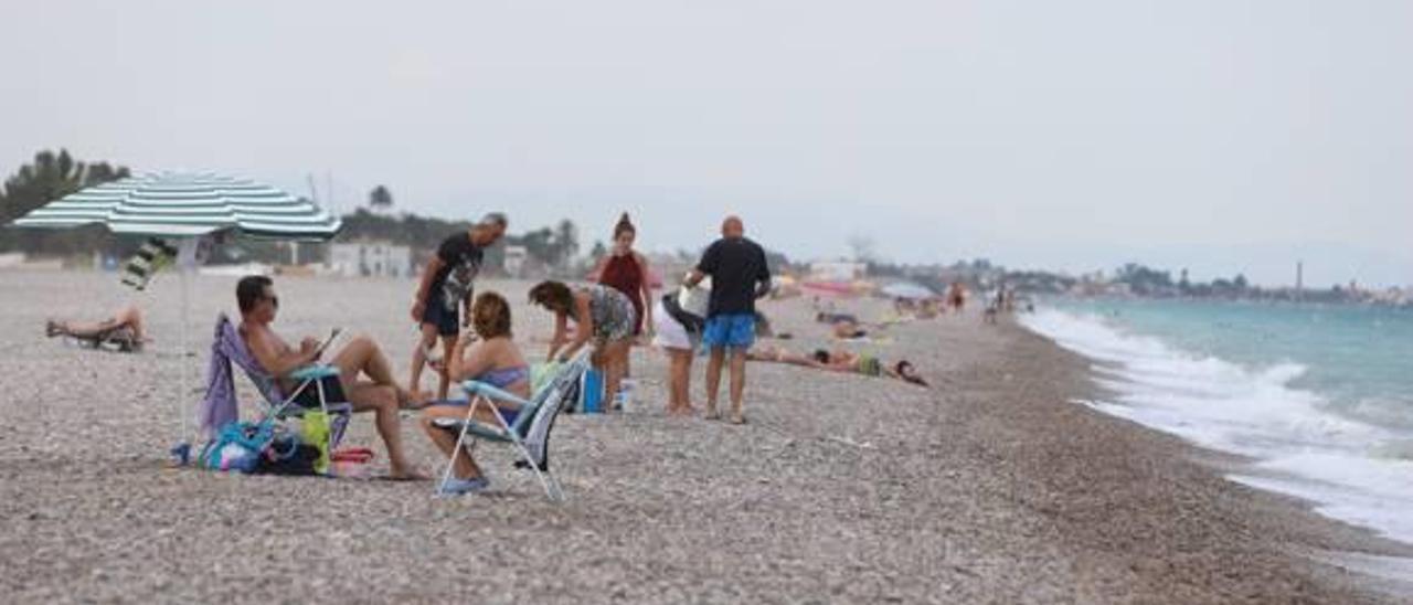 Una imagen de la playa de Sagunt.