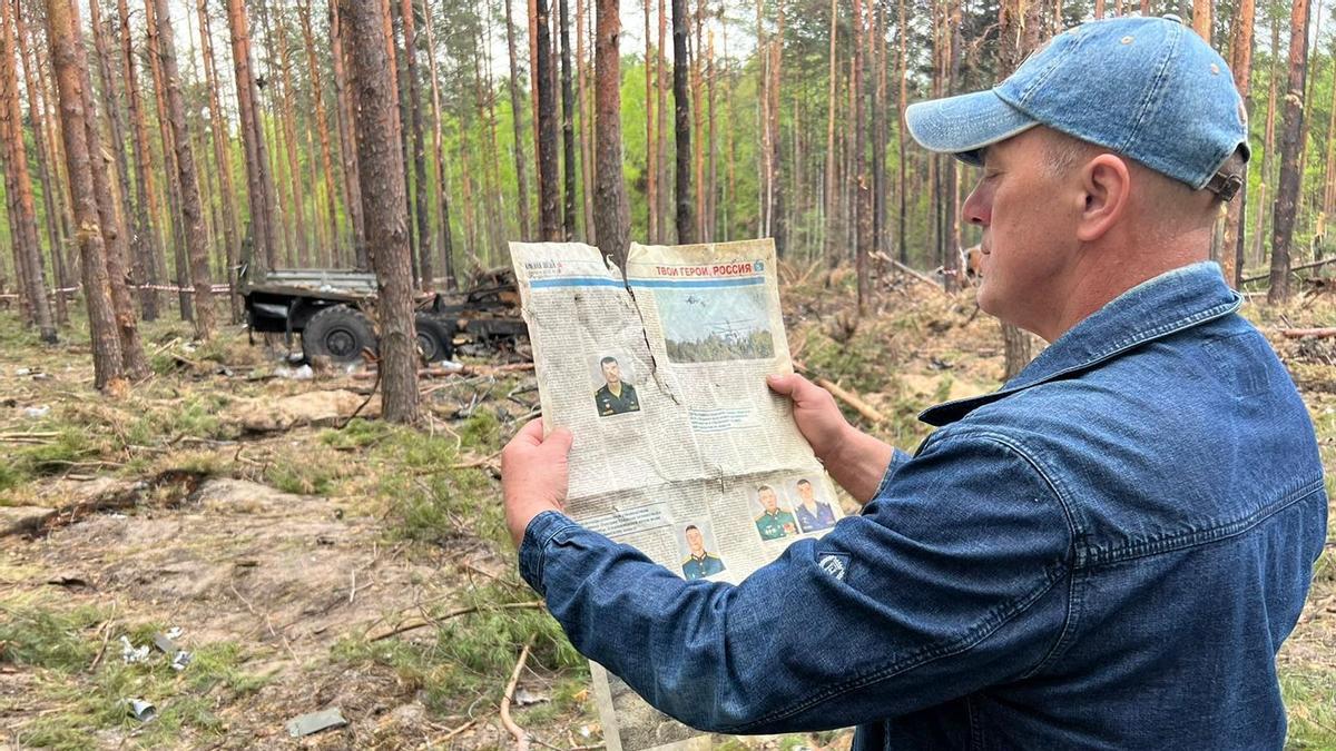 Paisatge de desolació després de la batalla de Kíiv