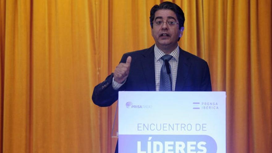 Pedro Martín en el pasado &#039;Encuentro de Líderes&#039; organizado por El Día y Cadena Ser.