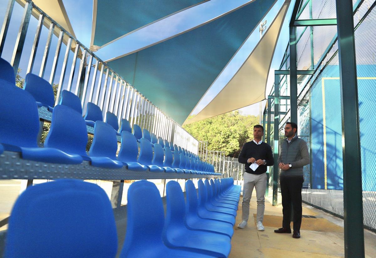 Ejecutan obras en el polideportivo Paco Cantos
