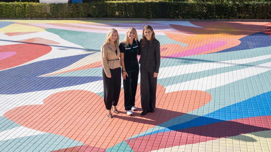 El Centro Comercial Saler inaugura su nueva Plaza Sur con el mayor mural de arte urbano de la Comunitat Valenciana