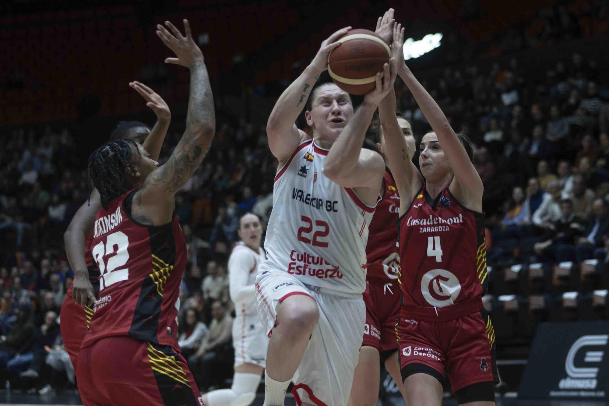 Valencia Basket - Casademont Zaragoza de Euroleague Women.