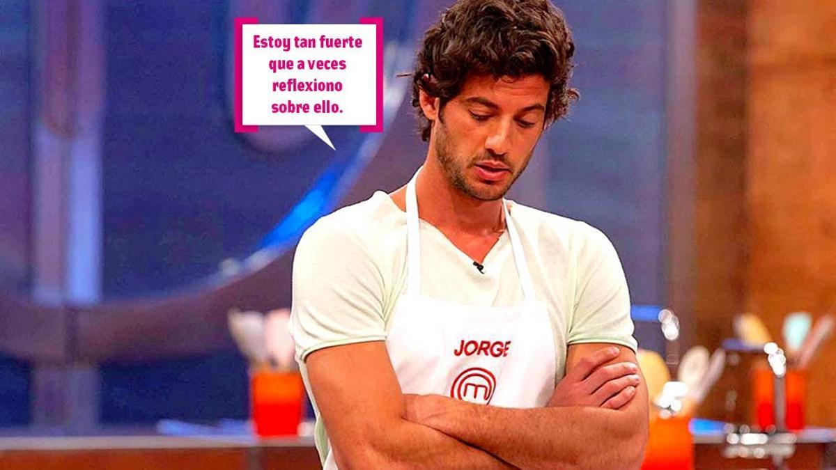 Jorge, de MasterChef, saca a pasear sus abdominales