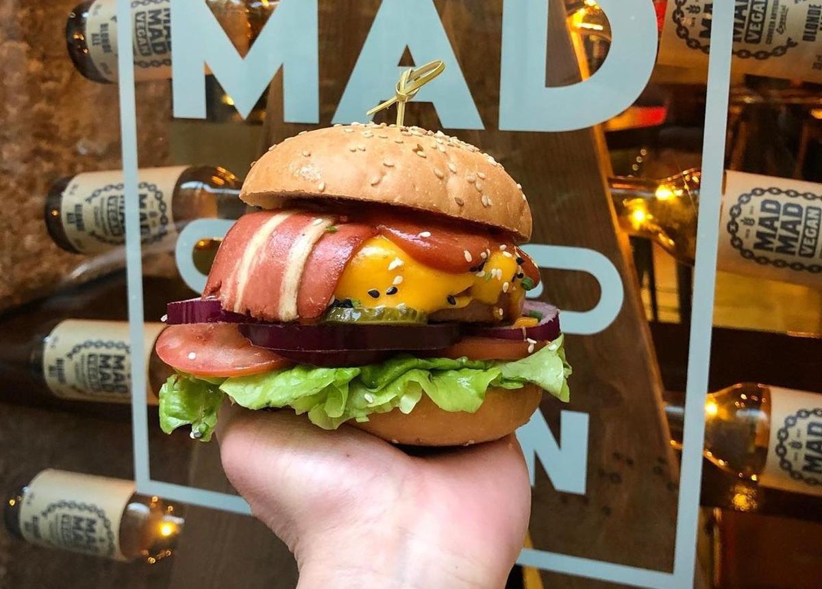 Heura Burger de MAD MAD VEGAN