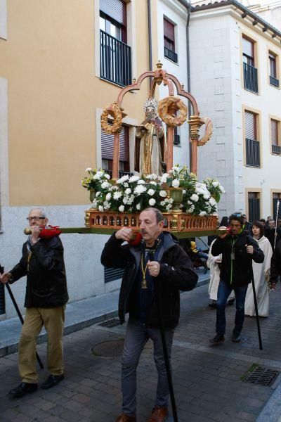 Los perros gobiernan por san Antón en Zamora