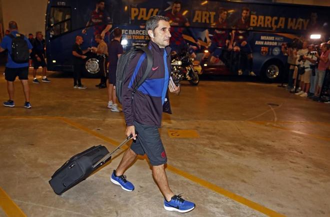 Las imágenes del viaje del FC Barcelona a Miami