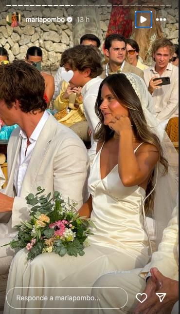 El vestido de novia de Bea Gimeno, amiga de María Pombo