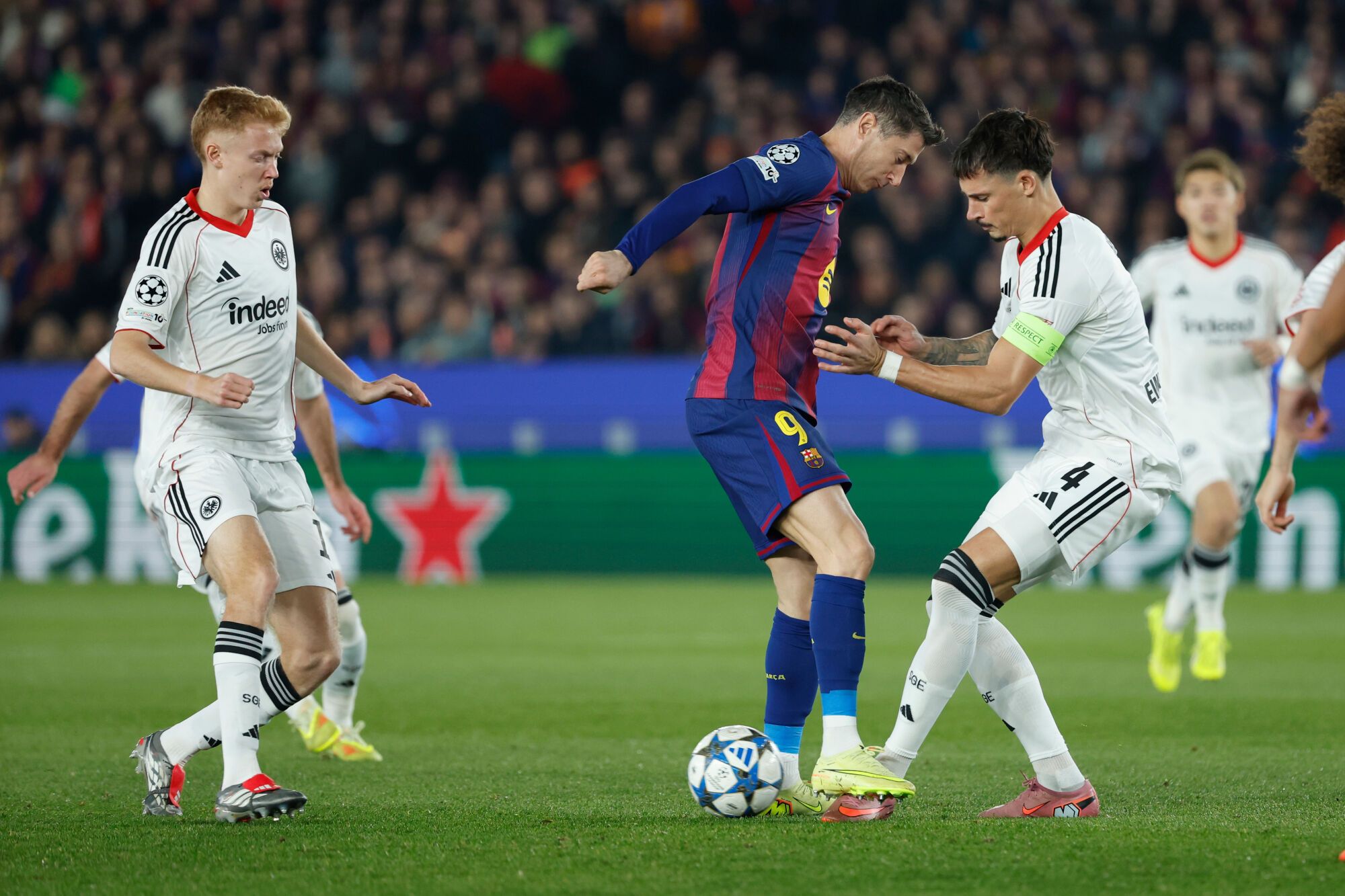 Champions League: FC Barcelona - Eintracht Frankfurt.