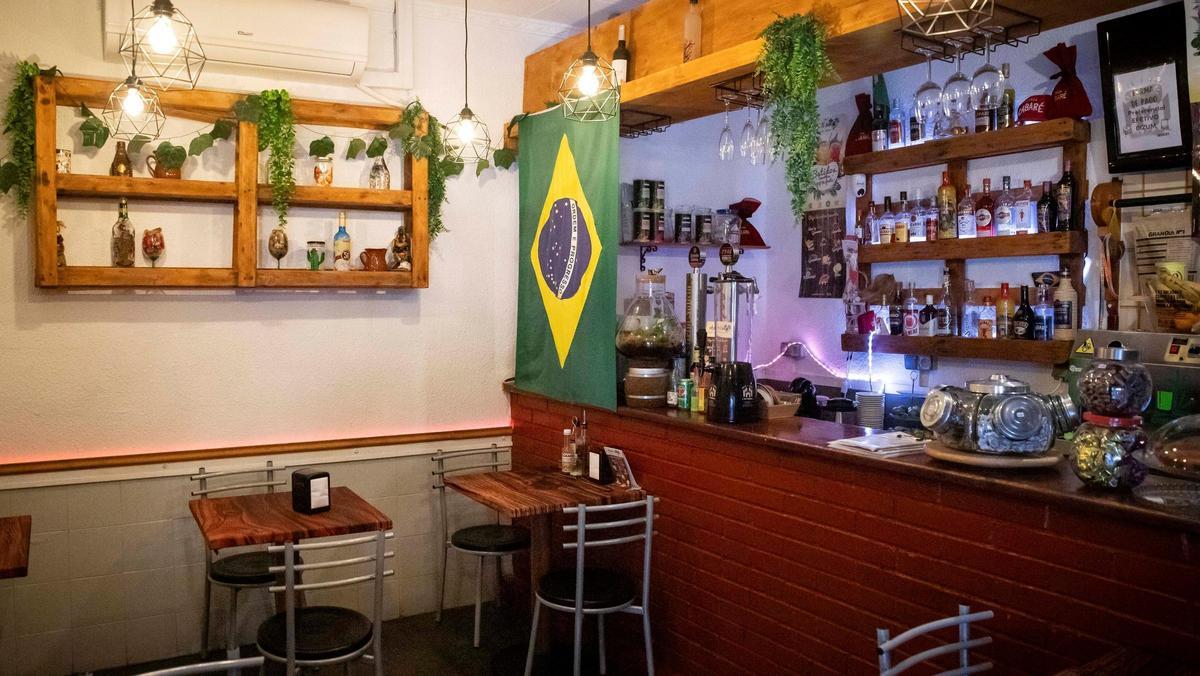 La pequeña sala de L'Art Brasil.