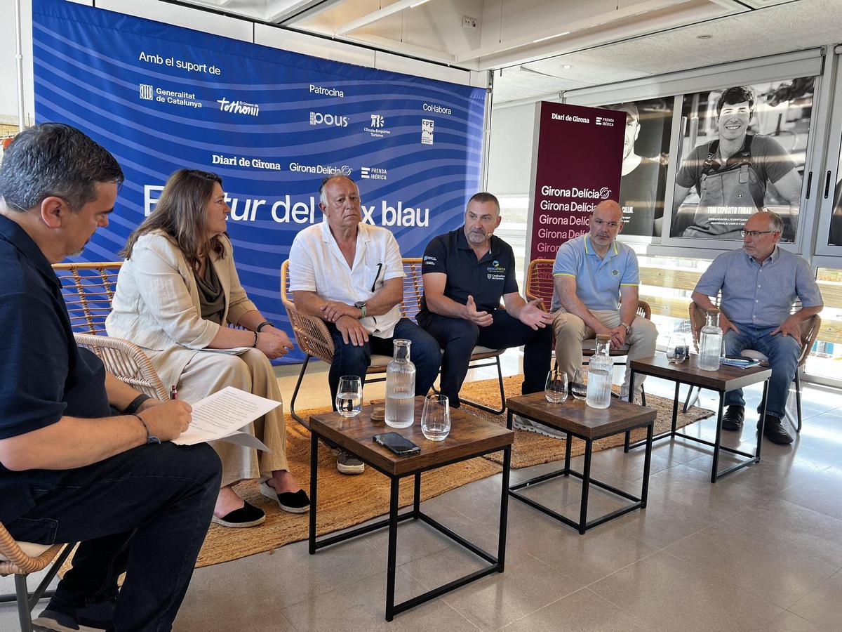 Les imatges de la taula rodona "El futur del peix blau"