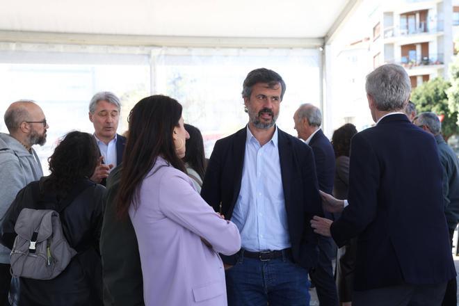 Alfonso Rueda en O Grove: una visita con mucha chicha política