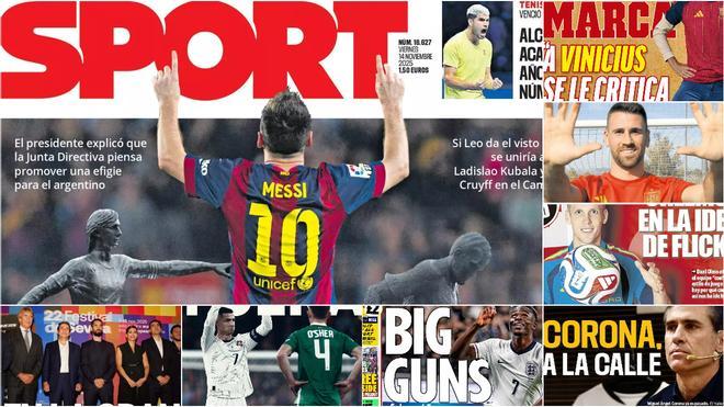 Las portadas de la prensa deportiva de hoy
