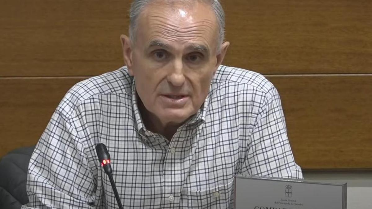 Alberto Quirino Vázquez durante su comparecencia.