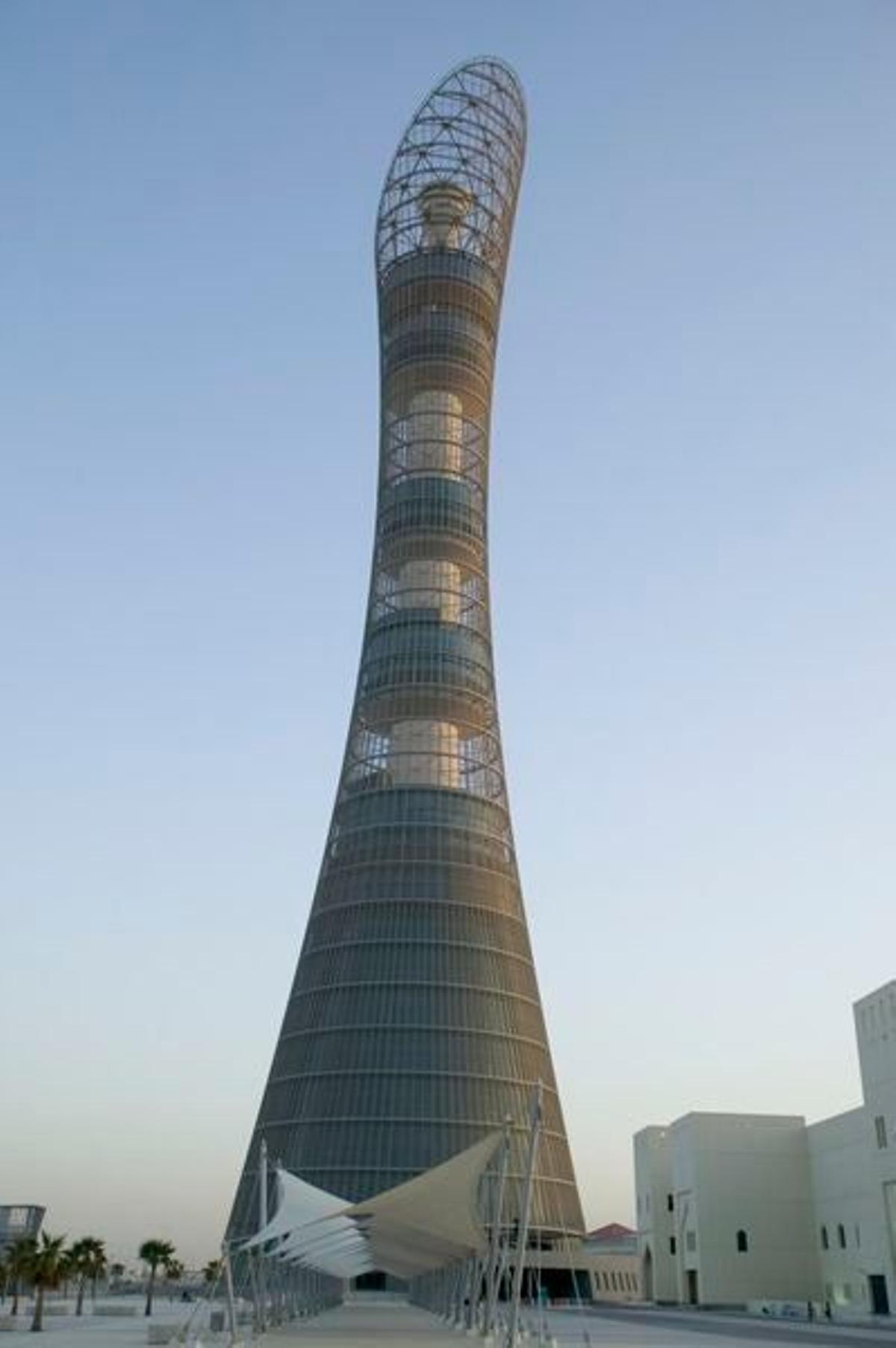 La Torre Aspire es un rascacielos de 300 metros situado en la Ciudad del Deporte de Doha