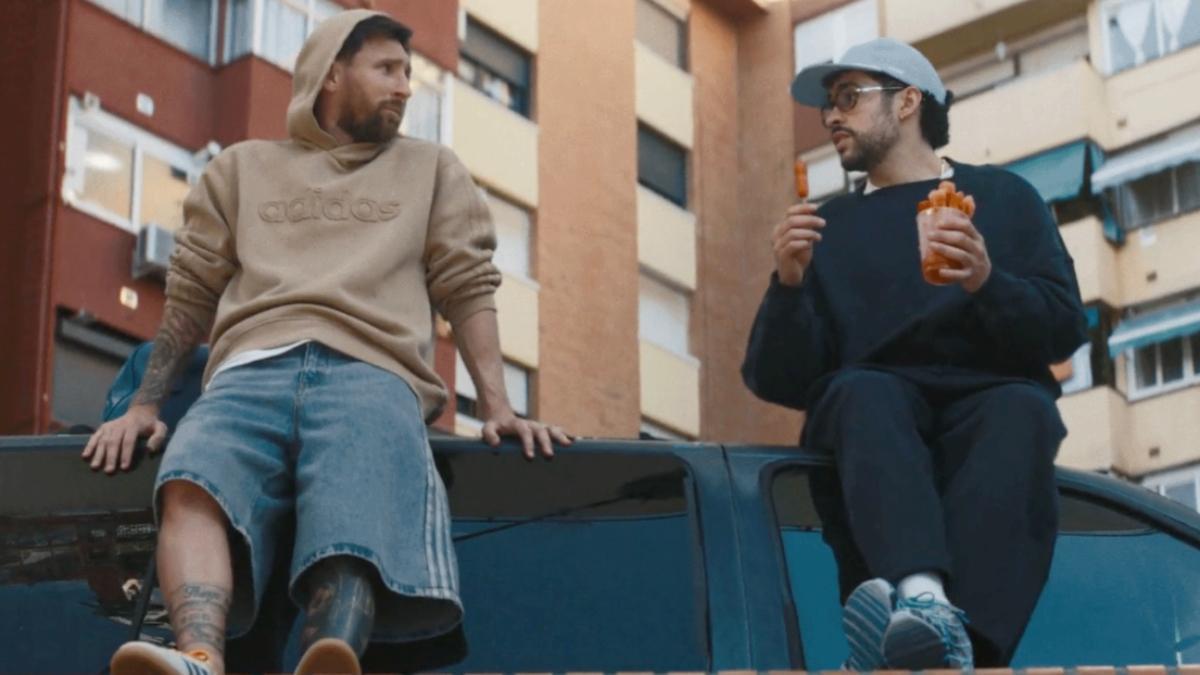 Messi y Bad Bunny