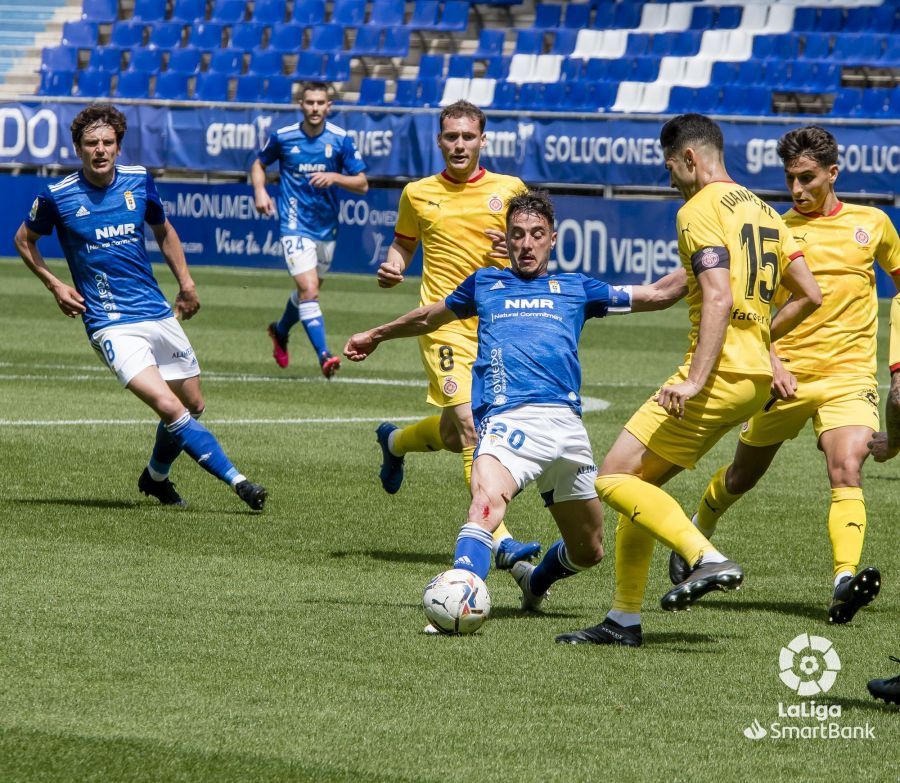 El Real Oviedo-Girona en imágenes