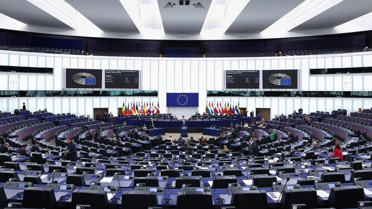 Vista de la sede en Estrasburgo del Parlamento Europeo.