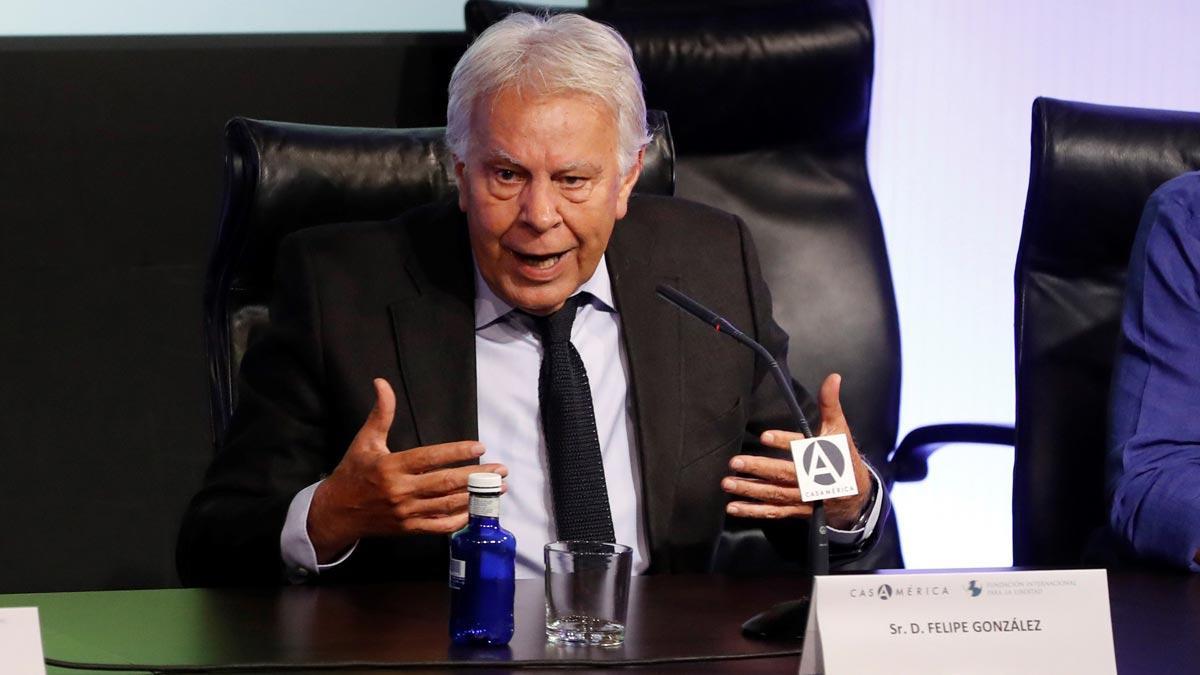 Felipe González: "Es difícil ser optimista sobre la formación de gobierno"