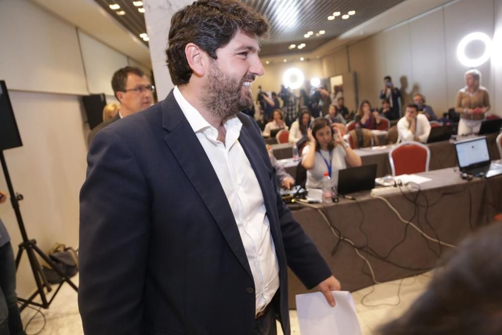 Noche electoral en la sede del PP