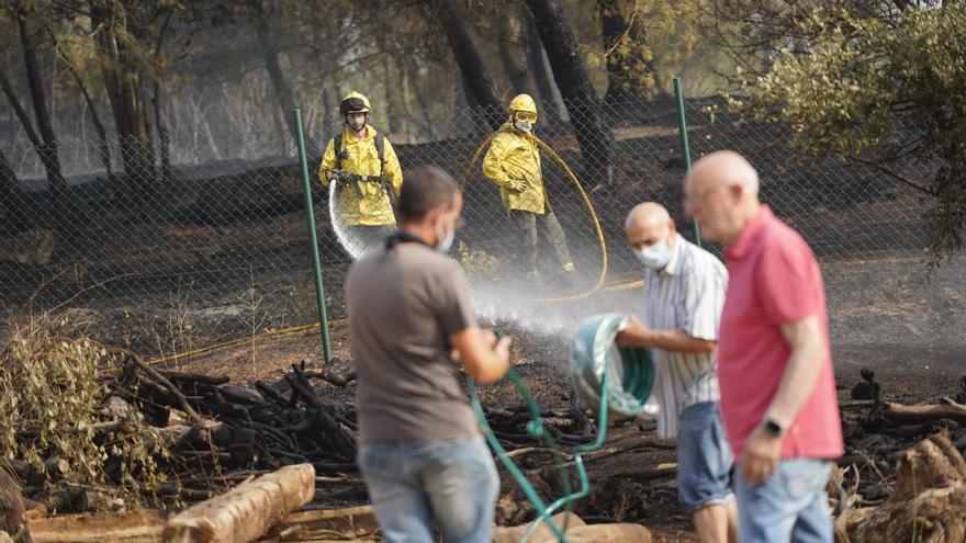 Imatges de l'incendi d'Artés