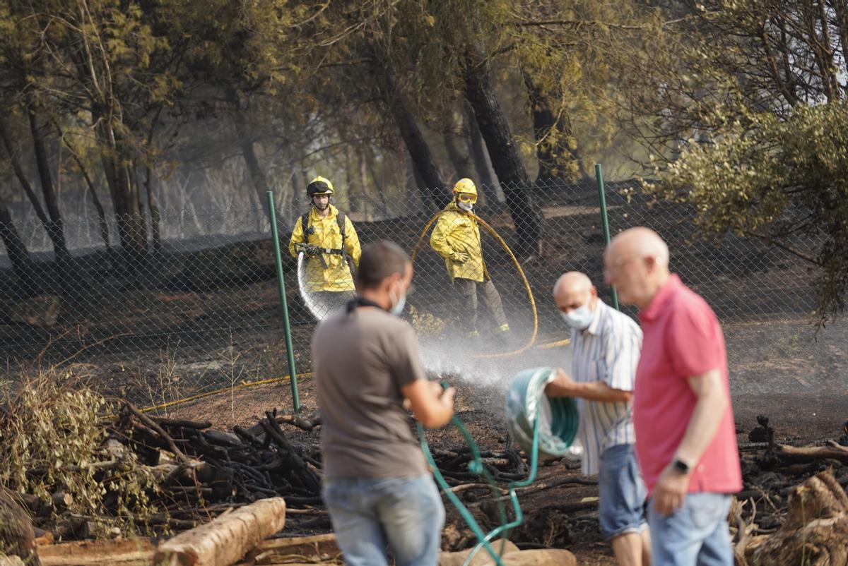 L'incendi d'Artés, en imatges