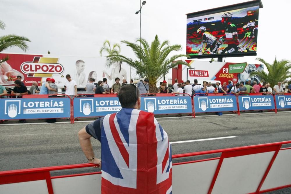 La Vuelta a España a su llegada a Alhama de Murcia