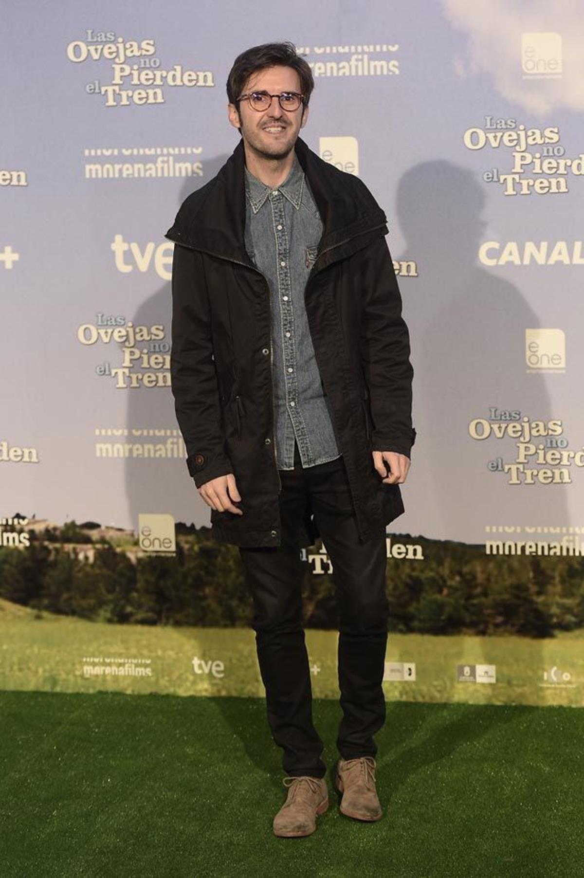 Julián López en la première de 'Las ovejas no pierden el tren'