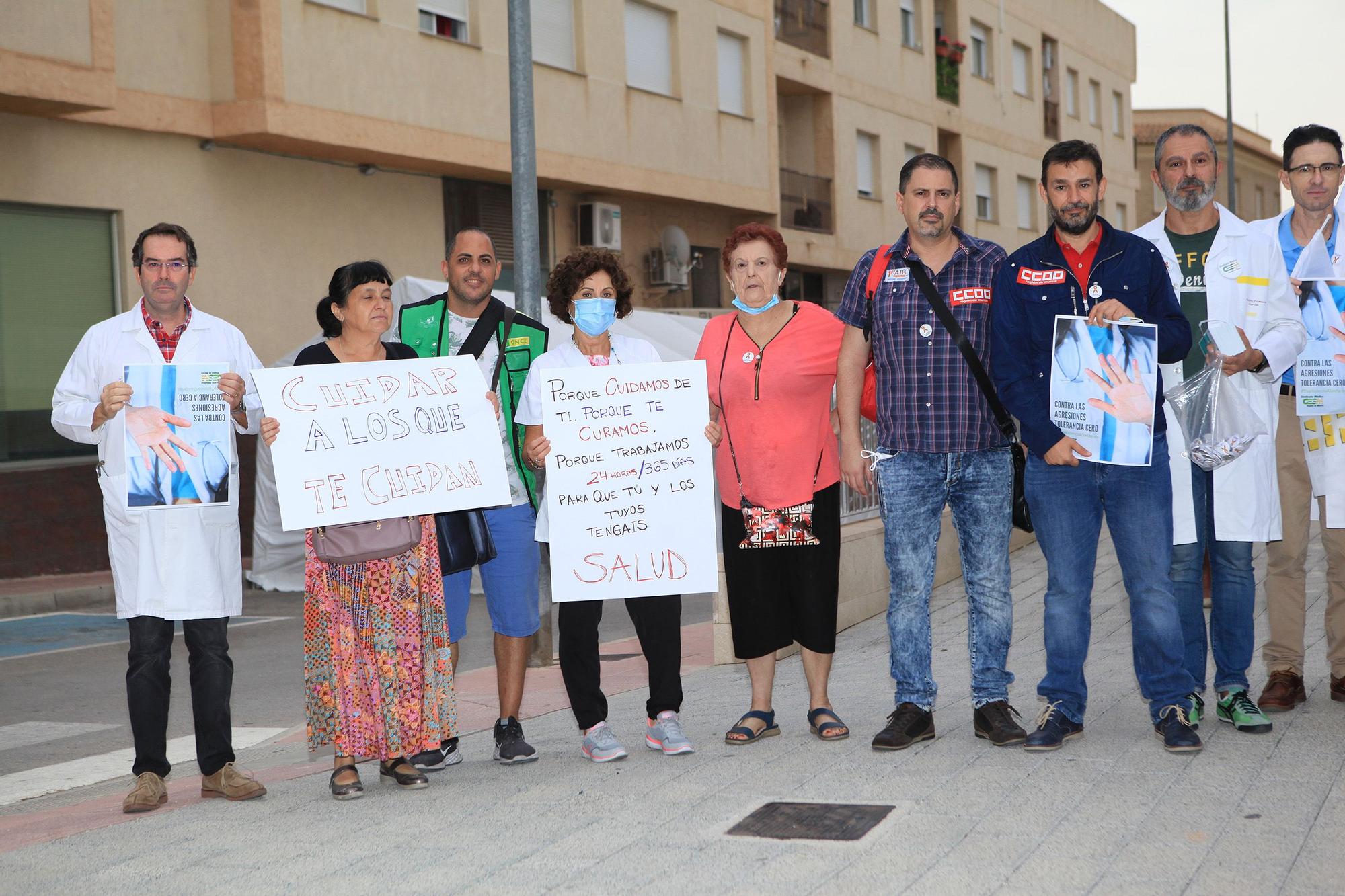 Concentraciones de los sanitarios de la Región contra las agresiones