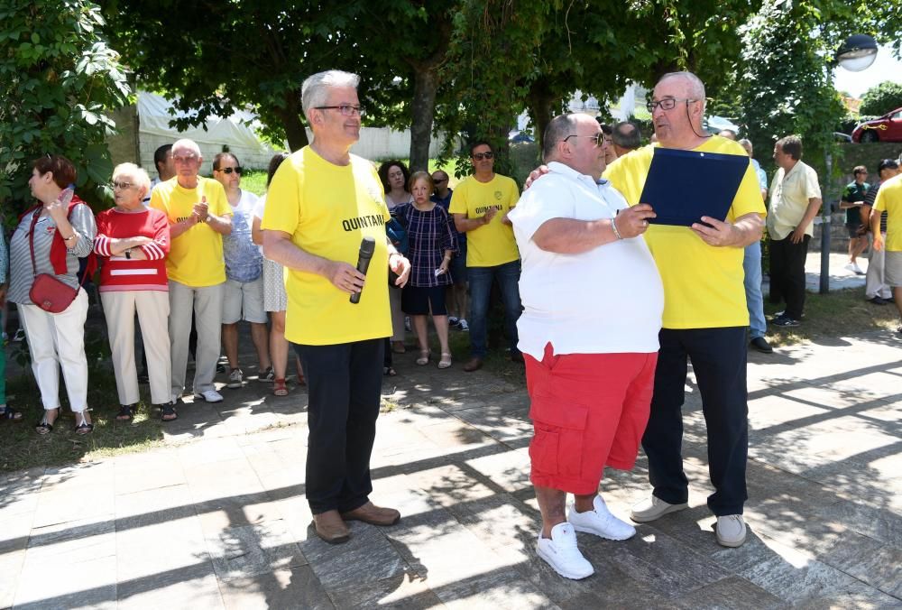 Homenaje del fútbol coruñés a Manuel Quintana