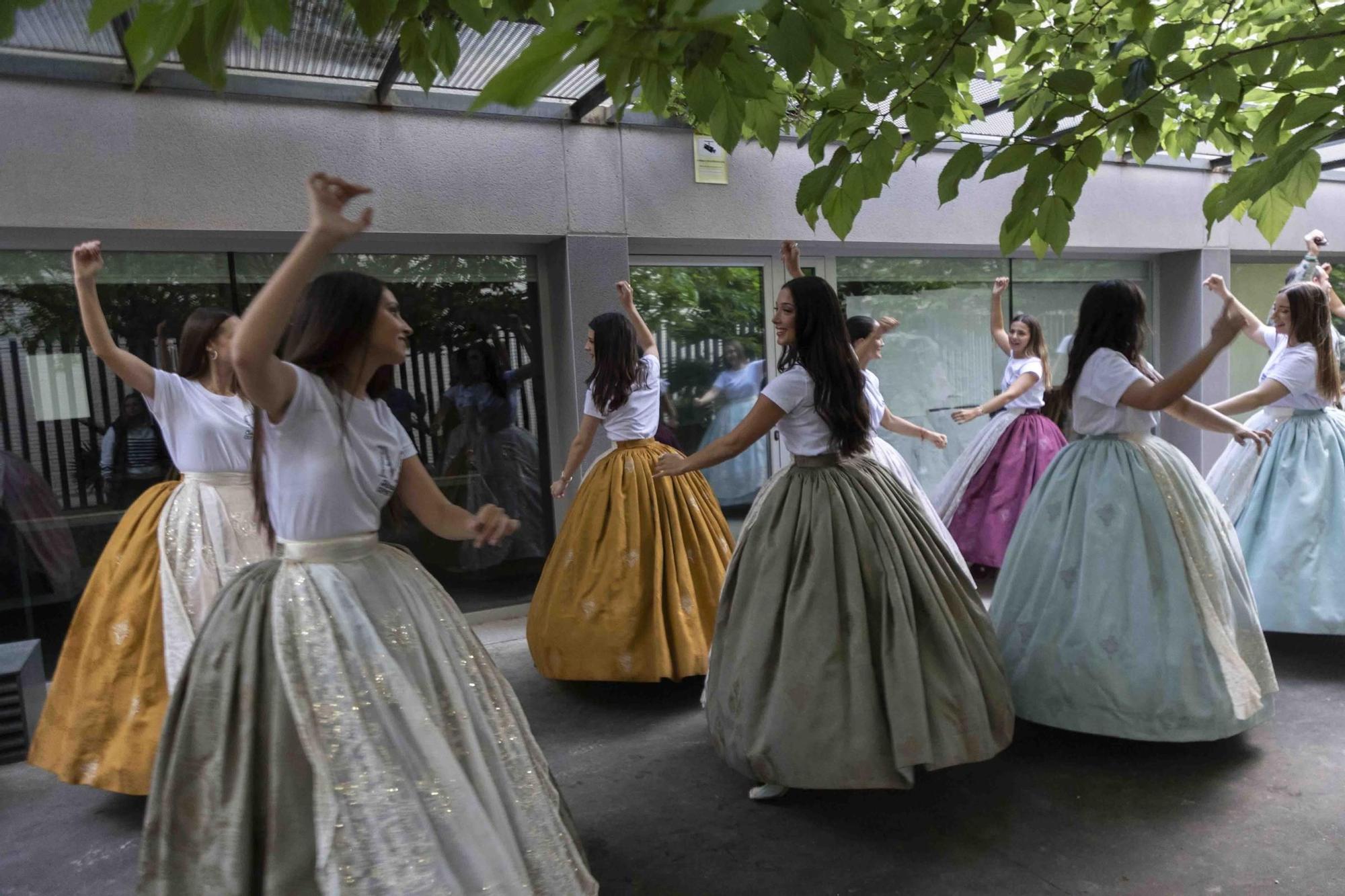 Así ha sido el ensayo de la "dansà" de Berta y la corte mayor
