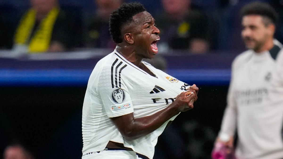 Real Madrid - Arsenal: El gol de Vinicius